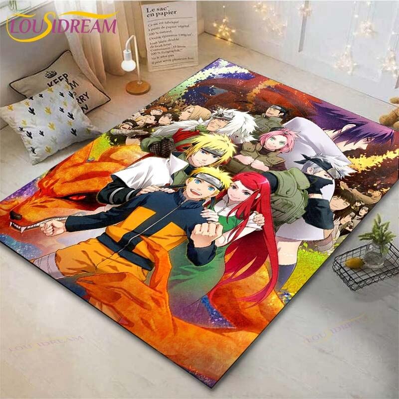 Anime Naruto Carpet Kids Carpets Living Room Tea Table Mats Bedroom Rug Washable Floor Mats Area Mat Horror Rug