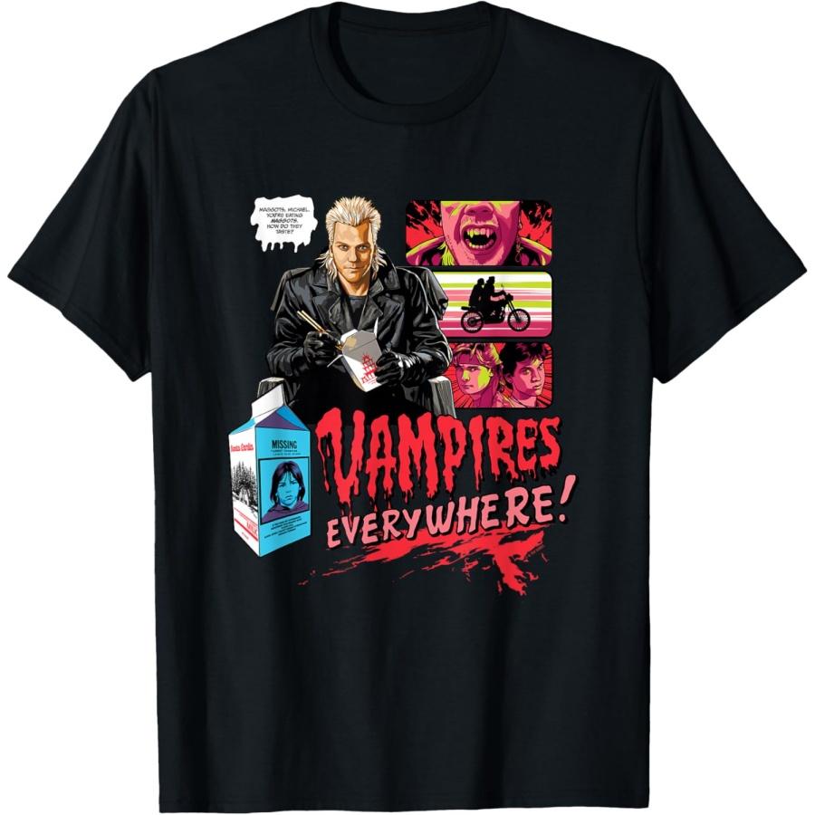 Пропащие ребята. Вампиры повсюду! Ты ешь личинок Футболка XXXXXL чёрный