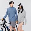 MINISO Men's Quick-Dry Long Sleeve Half-Zip T-Shirt