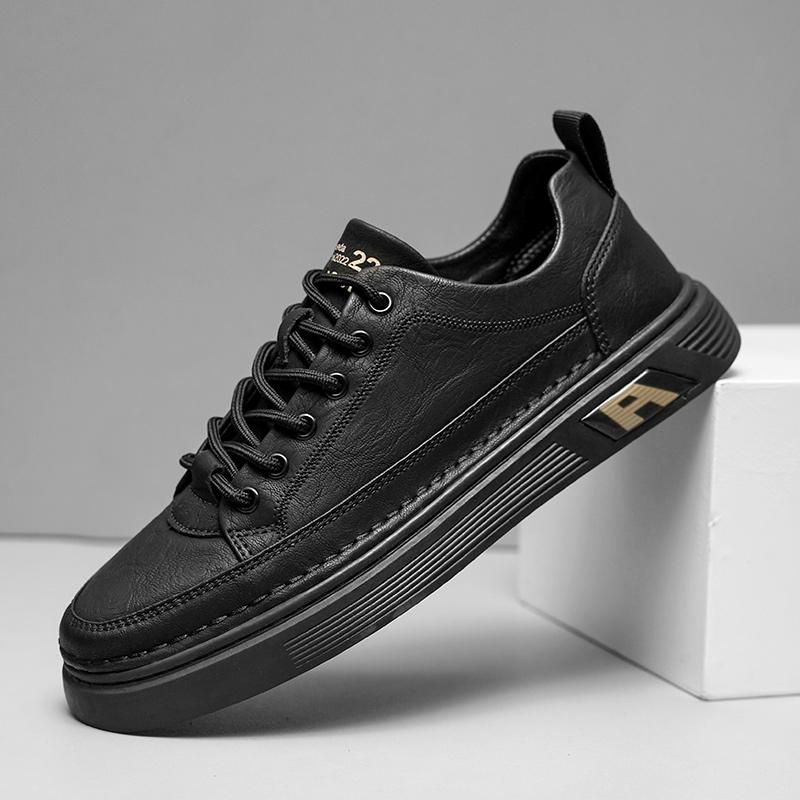 Fashion 2025 Summer Leather Oxford Shoes Breathable Outdoor Sneakers High Quality Handmade Lace-up Leather Shoes Casual Walking Shoes