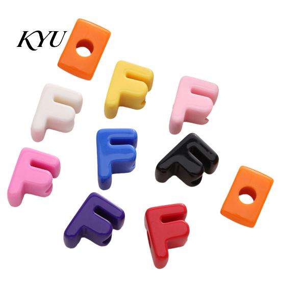 Craft Beads Set 10Pcs DIY Acrylic Bubble Letter Beads, Colorful Large Alphabet for Jewelry Making Crafts Making, Spacer Keychain Bag Charm Custom Word