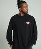 Tener Tnr Heart Print Boxy T-Shirt Black