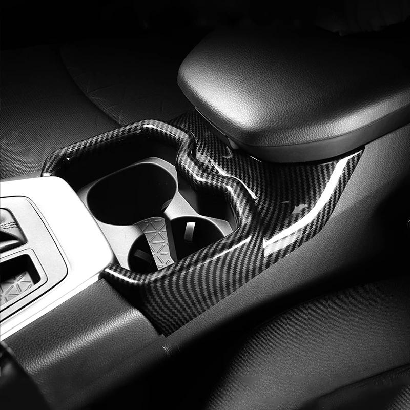 For Toyota RAV4 XA50 2019 2020 2025 2025 2025 2025 2025 Hybrid Car Front Row Water Cup Holder Panel Decoration Cover Frame Trim