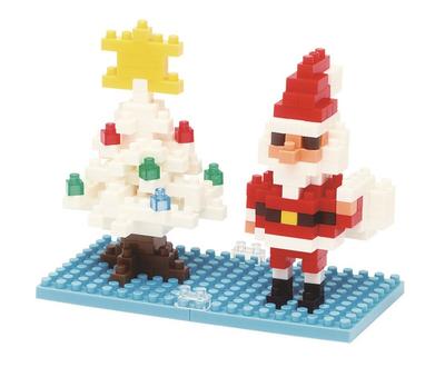 Nanoblock Santa Claus & Christmas Tree 2013 NBC-099