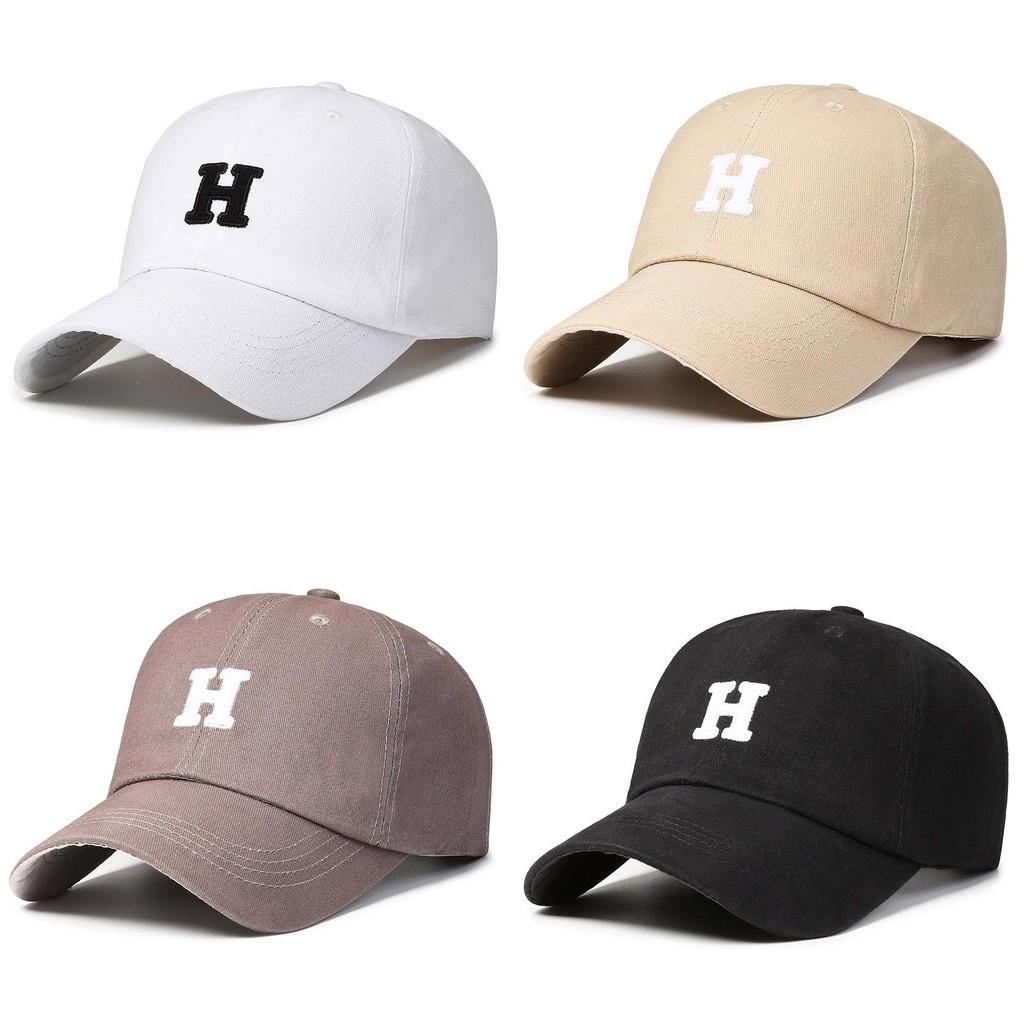R Letter Embroidered Baseball Cap Outdoor Sunshade Breathable Duckbill Hats