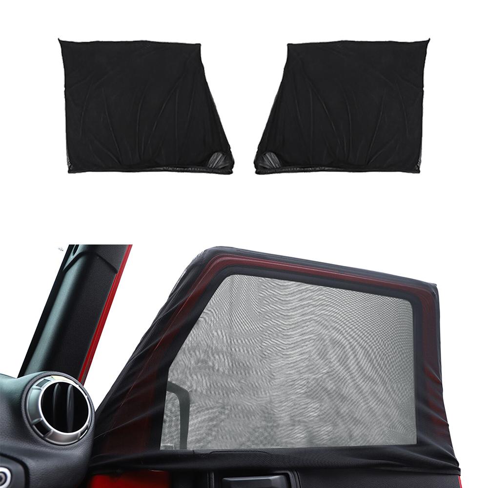 Windshield Sunshade Window Mesh Cover Insect Net for Jeep Wrangler JL Gladiator JT 2025-2026 Interior Protection Accessories