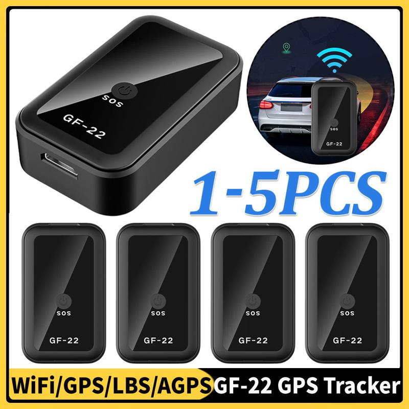 1-5pcs Mini GF-22 GPS Tracker WiFi LBS GPS Position Car Bike Bicycle Real Time Tracking Positioner Pet Kids Anti-Lost Locator
