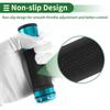 Motoforti Universal Motorcycle Hand Grips Cover Rubber Aluminum Alloy Handlebar Grips for Motorcycle Scooter Bicycle ATV 1 Pair