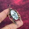 Tree Agate Gemstone Pendant Handmade Dainty Pendant Copper Wire Wrapped Jewelry
