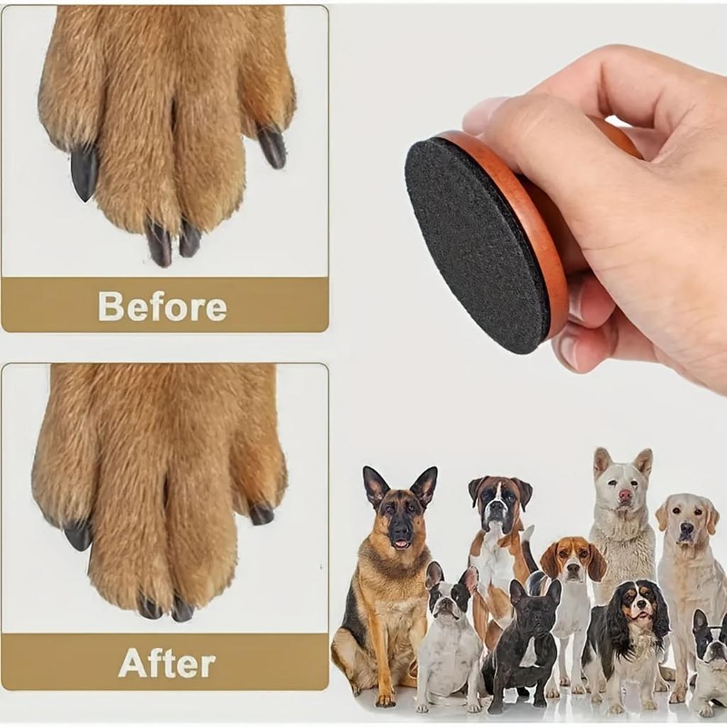 Wooden Pet Dog Nail Scraper