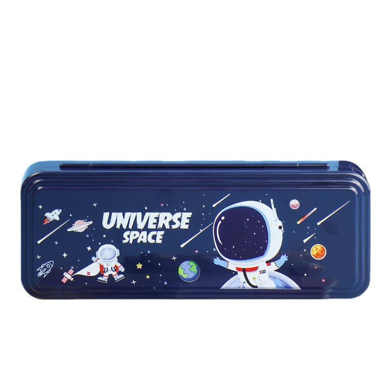 2024 High-Tech Multi-Functional Pencil Case with Multi-Layer Lock - Girls' Style