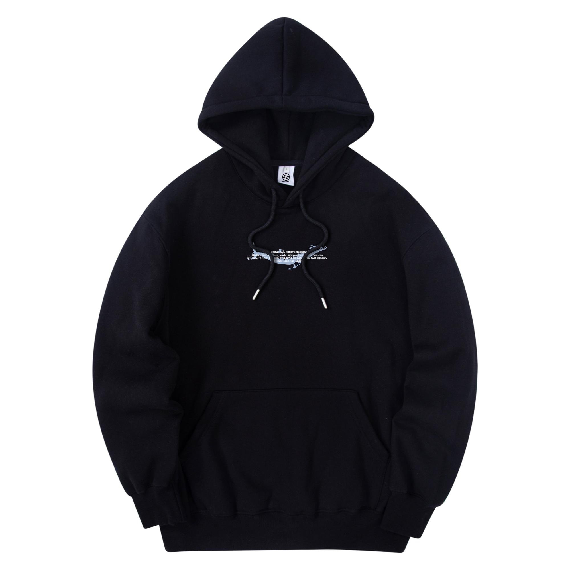 Radineo Whale Hoodie Black Black (Black)/M