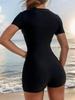 Damen Langarm Einteiliger Sport Badeanzug - Surfen, Tauchen, Sonnenschutz