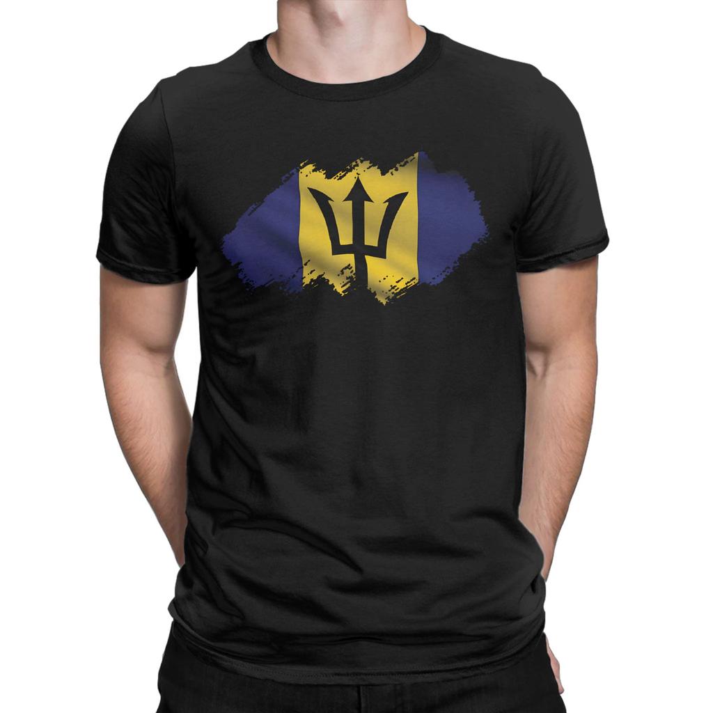 Barbados Flag Barbadian Accessories Unisex T Shirts 100 Cotton Tee Graphic Tops Tshirt