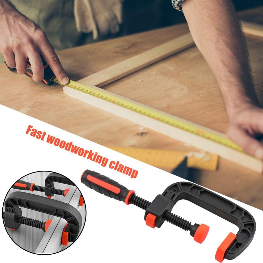 2PCS Heavy-Duty Construction Heavy-Duty Spring Clamps Quick-Grip Clamps  Woodworking Projects