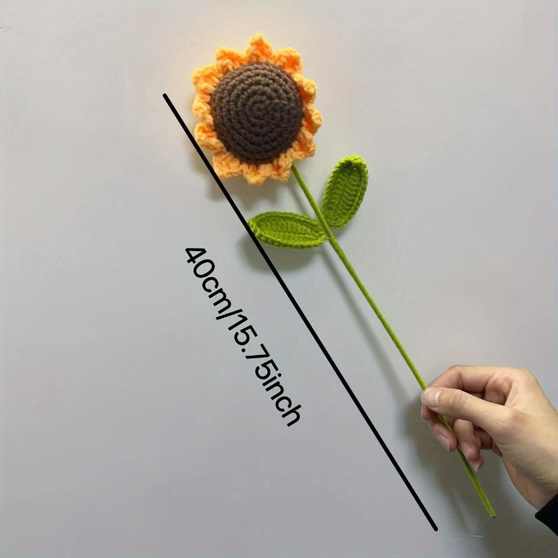 Handmade Sunflower Crochet Bouquet - Perfect for Teacher Appreciation, Mother's Day, and Valentine's Day Gifts