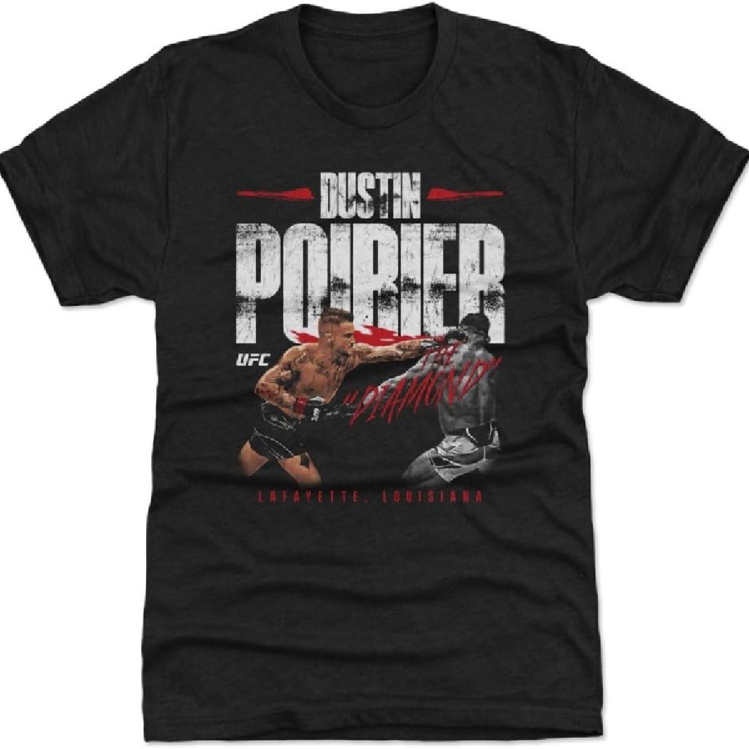 

500 LEVEL Dustin Poirier UFC Men s Premium T-Shirt - Dustin Poirier Strike WHT XXXXXL