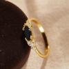 Exquisiter Verlobungsantragsring Damen Luxus Glitzer Modeschmuck Hochzeitsbankett Accessoire Geburtstagsgeschenk