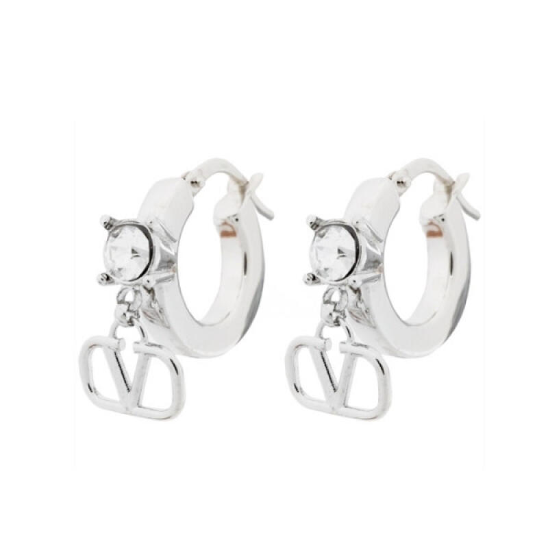 

Сережки Valentino Garavani кільце з логотипом V 5W0J0T53 YCW 68S 5W0J0T53 YCW 68S