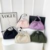 Large Capacity Crossbody Bag Women's Pleated Lightweight Shoulder Bag Underarm Bag