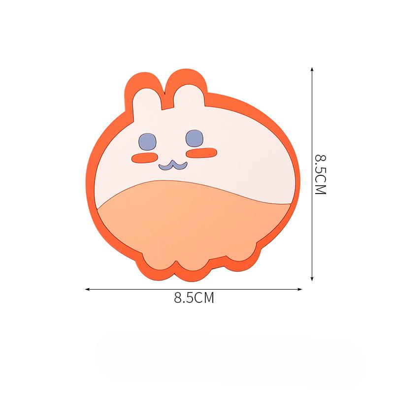 Tisch Hitzedämmmatte Heiß und Rutschfest Haushalt Cartoon Platzset Hochtemperatur Wasserdicht und Ölfest Schüssel