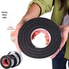 Mileqi Black & White EVA Foam Tape 1-3mm - Soundproof, Seal, Shock Absorbent, Single-Sided Adhesive