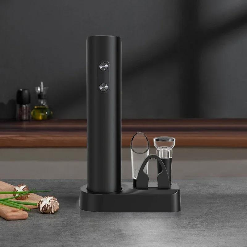 Portable Electric Automatic Quick-Open Bottle Opener for Wine Beer Soda for Home Kitchen Bar Party Use