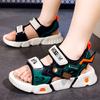 Boys sandals summer new children's sports beach shoes medium and large children's soft sole non-slip boys sandals summer