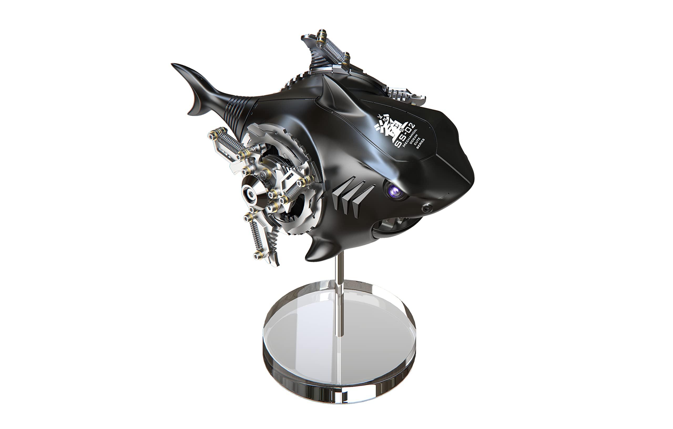 

ZERO PLAIN Mechanical Ocean Cute SS 02A Акула, окрашенная в черный цвет, полная фигурка [Акула], немасштабированная, ABS, PE, акрил и металл