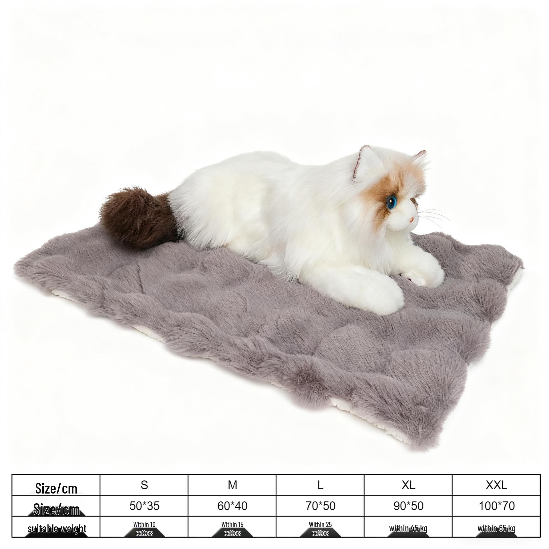 

Теплий лежак для сну кота: М який масажний плед ліжко та подушка для котів і собак S