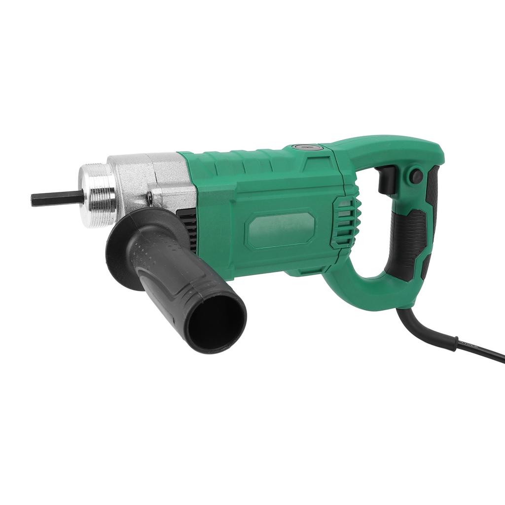 Handheld Concrete Vibrator with Lock Switch Button 5000RPM Sides Heat Dissipation Window Handheld Electric Concrete