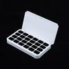 24 Grids Empty Magnetic Nail Art Box Dustproof Storage Organizer for Manicure DIY Fast Painting Beginner & Salon Use
