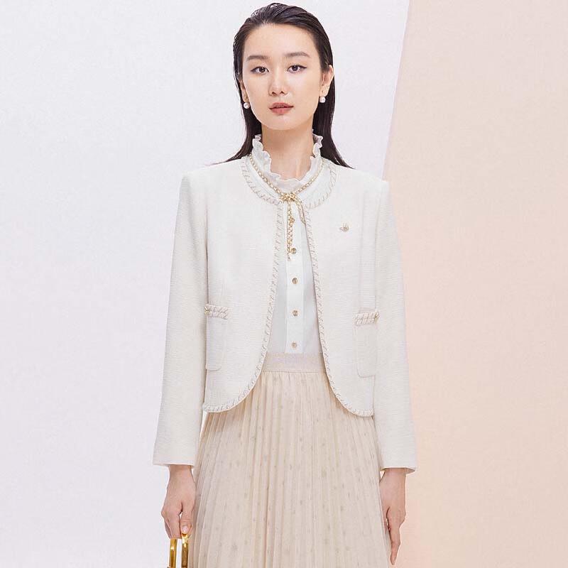 

JESSIE Elegant Tweed Short Jacket JMFFA074 L