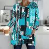 Women V Neck Plus Size Long Sleeve Blouse Soft Loose Tops For Daily Leisure Outfits