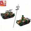 563pcs 1107 Medium Military  Tank  Model  Building Block Toys 97 Medium Chariot Children Diy Bricks Toy