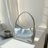 Y2k Handbag Compact Small Shoulder Bags Vintage Evening Tote Patent Pu Leather Shoulder Bag For Night Out Streetwear Fashi