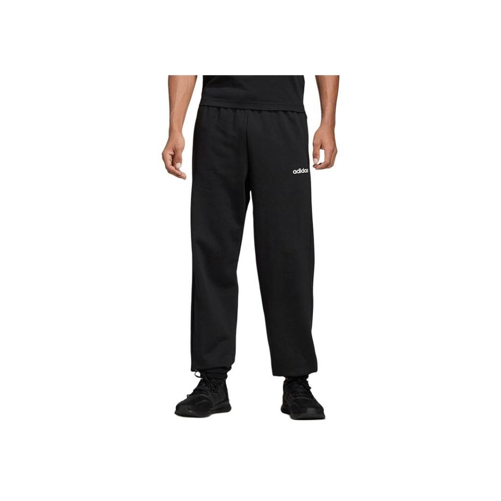 Adidas Essential Plain Sweatpants Men Bottoms Black DU0371