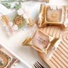 100Pcs Food Grade Clear Moon Cake Bags Good Sealing Package Vintage Plastic Moon Cake Bags Mid-Autumn Festival Favor
