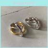 Stylish Minimalist Adjustable Copper Ring For Women With Unique Geometric Design