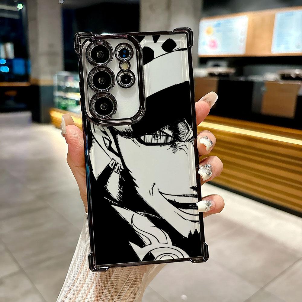 One Pieces Coque For Galaxy S26 Ultra Phone Case Sanji Zoro Luffy For Samsung S26 S25 S24 S23 S21 Ultra S20 FE S25 Plus 5G Cover