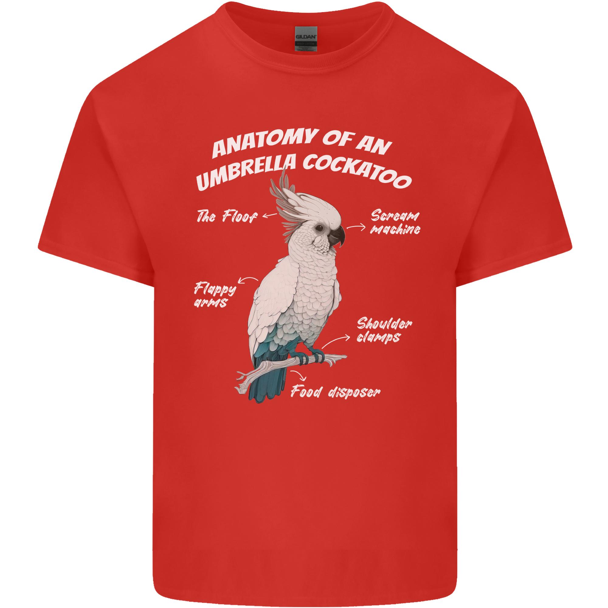Cockatoo Anatomy Unisexs Light Cotton TShirt S