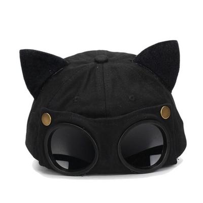 Cat Ears Sun Visor Cap Reverse Wear Sunshade Hat Unisex Cute Hats for Women  Outdoor