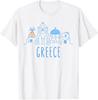 Europa Griechenland Athen Santorini Familienurlaub Souvenir T-Shirt Unisex T-Shirt
