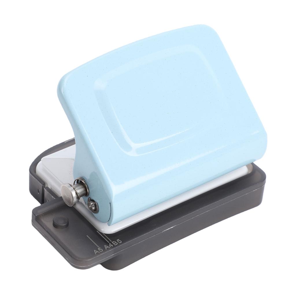 6 Hole Punch 5.5mm Hole Diameter 8 Sheet Capacity Small Loose Leaf Paper Puncher for Planner Notebook