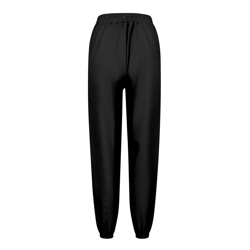 Women's Fashion Christmas Loose Drawstring Waist Solid Color Casual Sweatpants Pants