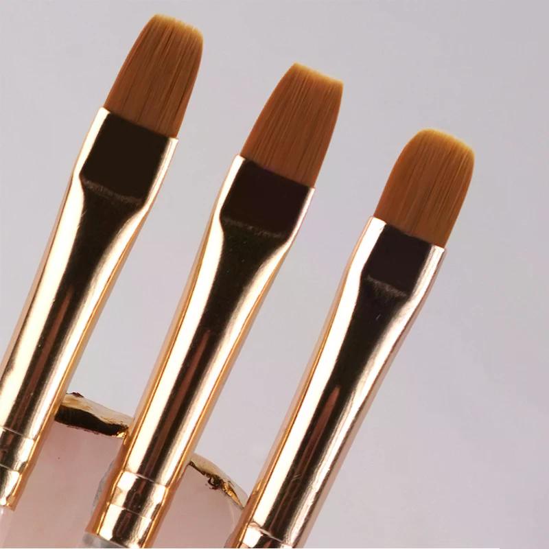 Nails Art Brush Pattern Phototherapy Acrylic Nails Tip UV Gel Extension Builder Coating Painting Pen DIY Manicure Accessories