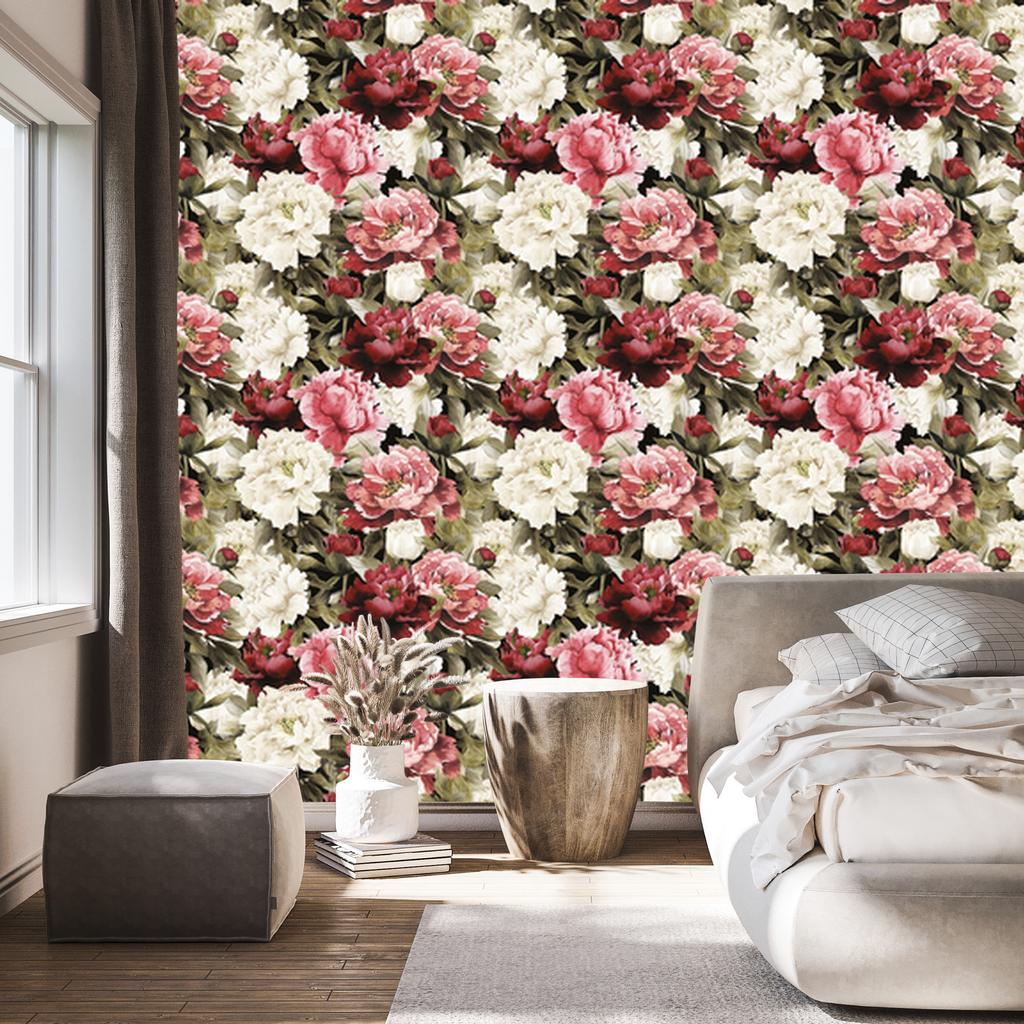 Rose Flowers Wallpaper for Living Room and Bedroom 50x1000