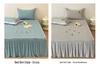 Class A Summer Cooling Cartoon Ice Silk Quilted 3-Piece Mat Set with Fitted Sheet