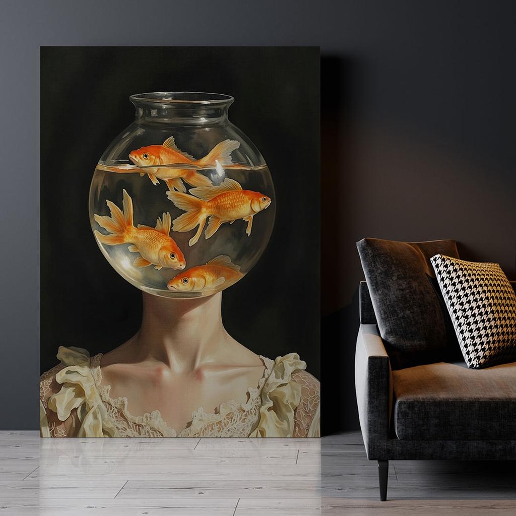Canvas Print Portrait Aquarium