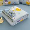 Baby And Toddler Skin Friendly Cartoon Cooling Quilt Pure Cotton Summer Blanket Washable Children's Air Conditioning Quilt